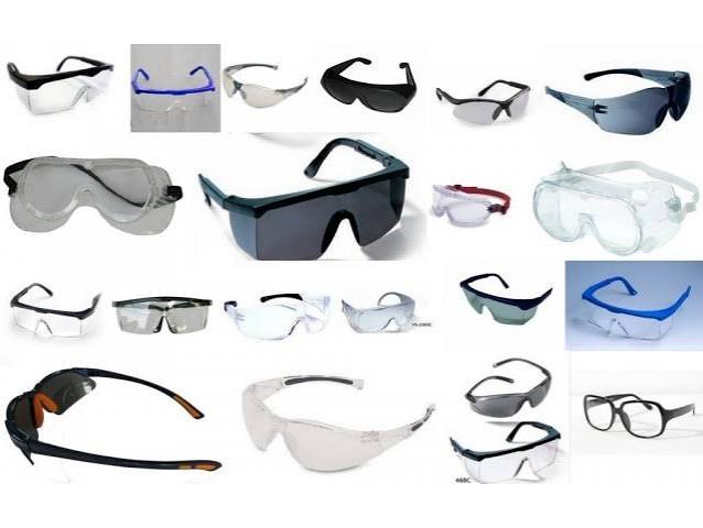 Kính bảo hộ các kiểu, loại T